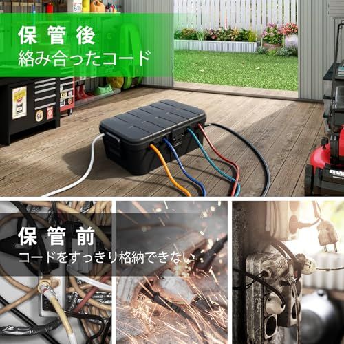 RESTMO 大型コンセントボックス 屋外 電源 防水 ボックス IP54 雨よけ 耐候性 ガーデンライト、タイマー、コンセントプラグに最適 黒as 1247a7c1 RESTMO 大型コンセントボックス 屋外 電源 防水 ボックス IP54 雨よけ 耐候性 ガーデンライト、タイマー、コンセントプラグに最適 黒as 1247a7c1