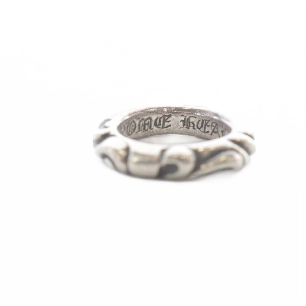 クロムハーツ CHROME HEARTS SCRL BAND 925 ピンキーリング 指輪 1.5号 