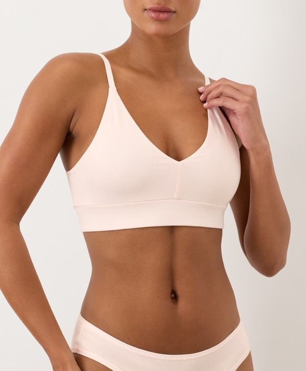 パクト レディース トップス Tシャツ コットン Pact Organicotton Everyday Classic TShirt Bra Soft Pink ピンク