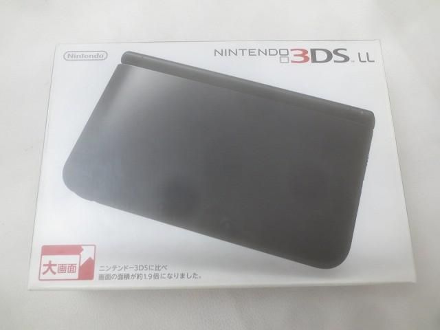 ゲーム ニンテンドー3DS LL 本体 動作品 SPR-001 ブラック 箱 説明書 付き 中古品