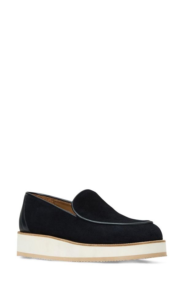 アクアタリア レディース シューズ オックスフォード プラットフォーム Aquatalia Honnete Wateresistant Platform Flat Navy Suede ネイビー