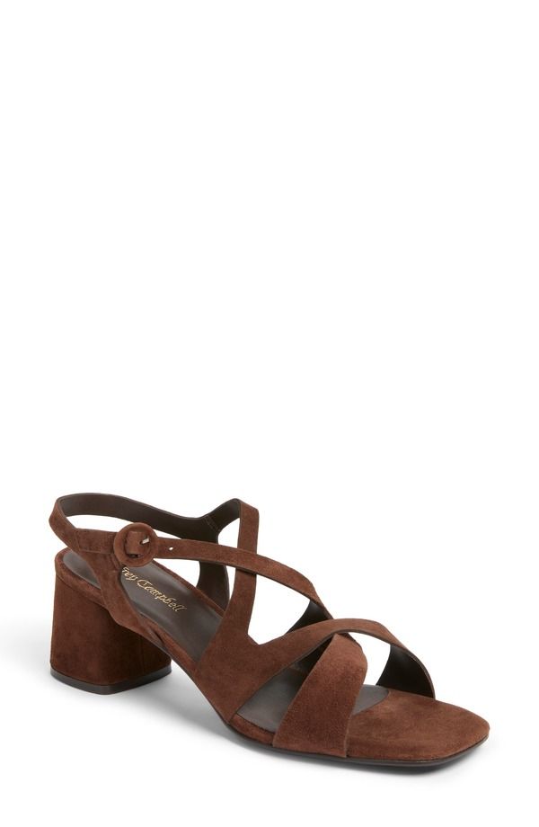ジェフリー キャンベル レディース シューズ ヒール サンダル Jeffrey Campbell Rayet Strappy Block Heel Sandal Brown Suede ブラウン
