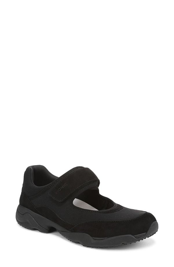 バイオニック レディース シューズ スニーカー Vionic Walk Slim Giselle Mary Jane Sneaker Black ブラック