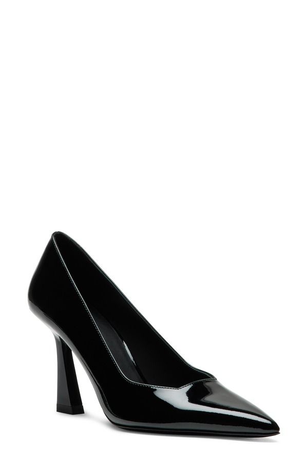 スチュアート ワイツマン レディース シューズ パンプス レザー Stuart Weitzman Vinnie 85 Patent Leather Pointed Toe Pump Black ブラック