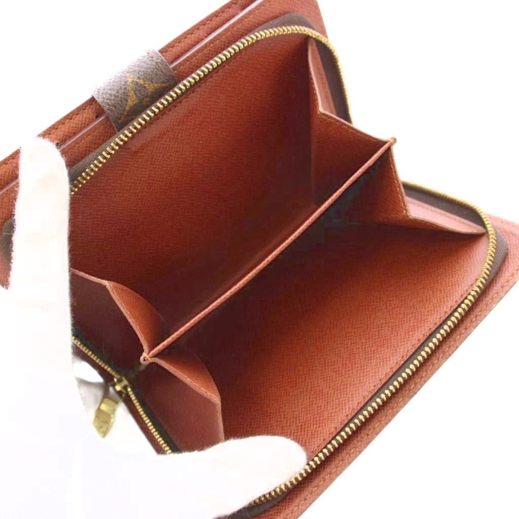 ルイヴィトン LOUIS VUITTON モノグラム ポルトパピエ ジップ 二つ折り