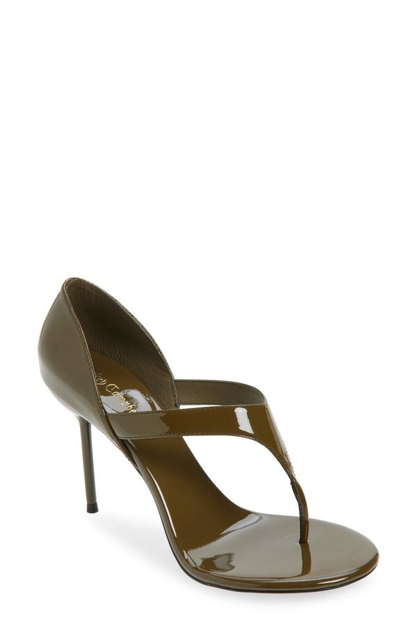 ジェフリー キャンベル レディース シューズ サンダル Jeffrey Campbell Rhian Stiletto Sandal Olive Patent オリーブ