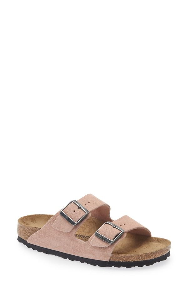 ビルケンシュトック レディース シューズ サンダル Birkenstock Arizona Sandal Pink Clay Suede ピンク