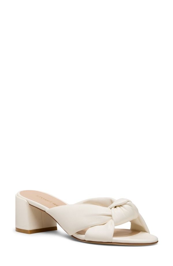 スチュアート ワイツマン レディース シューズ ヒール Stuart Weitzman Soplaya Block Slide 50 Cream クリーム