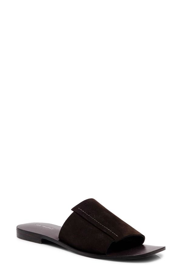 フリーピープル レディース シューズ サンダル Free People Verona Slide Sandal Espresso Suede