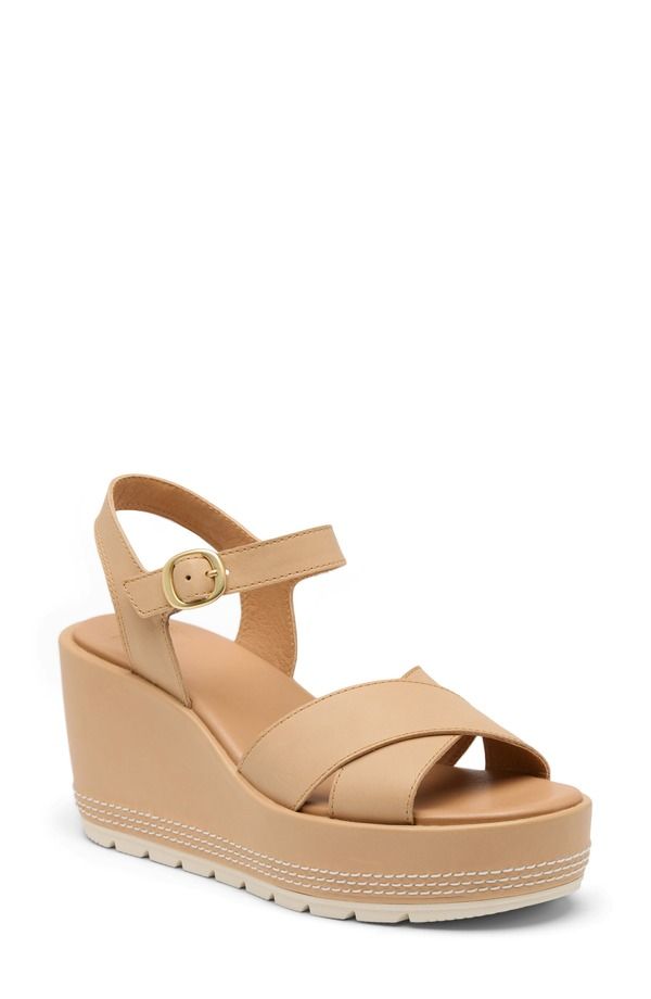 ソレル レディース シューズ サンダル プラットフォーム アンクル SOREL Sunpeak Ankle Straplatform Wedge Sandal Honest Beige Chalk チョーク