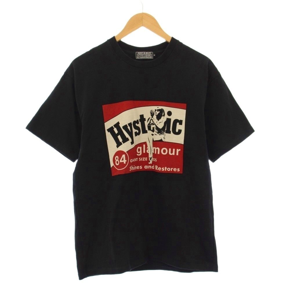 ヒステリックス Hysterics DIZZY & MILKY Tシャツ カットソー 半袖 M 黒 ブラック 02241CT02 /KH