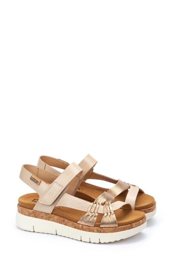 ピコリーノス レディース シューズ サンダル PIKOLINOS Palma Slingback Sandal Champagne シャンパン