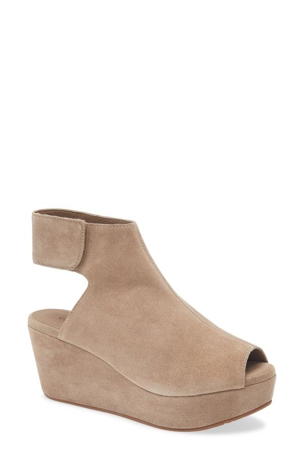 ショコラブルー レディース シューズ ヒール カットアウト サンダル Chocolat Blu Cutout Wedge Sandalatte Sued