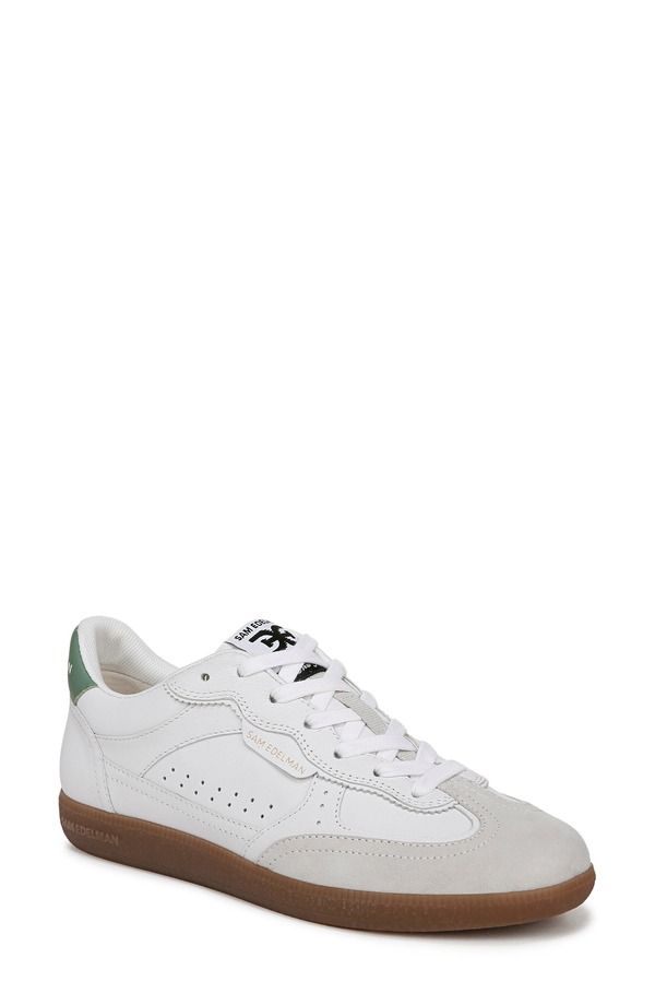 サムエデルマン レディース シューズ スニーカー Sam Edelman Kallen Sneaker White Green Garden ホワイト