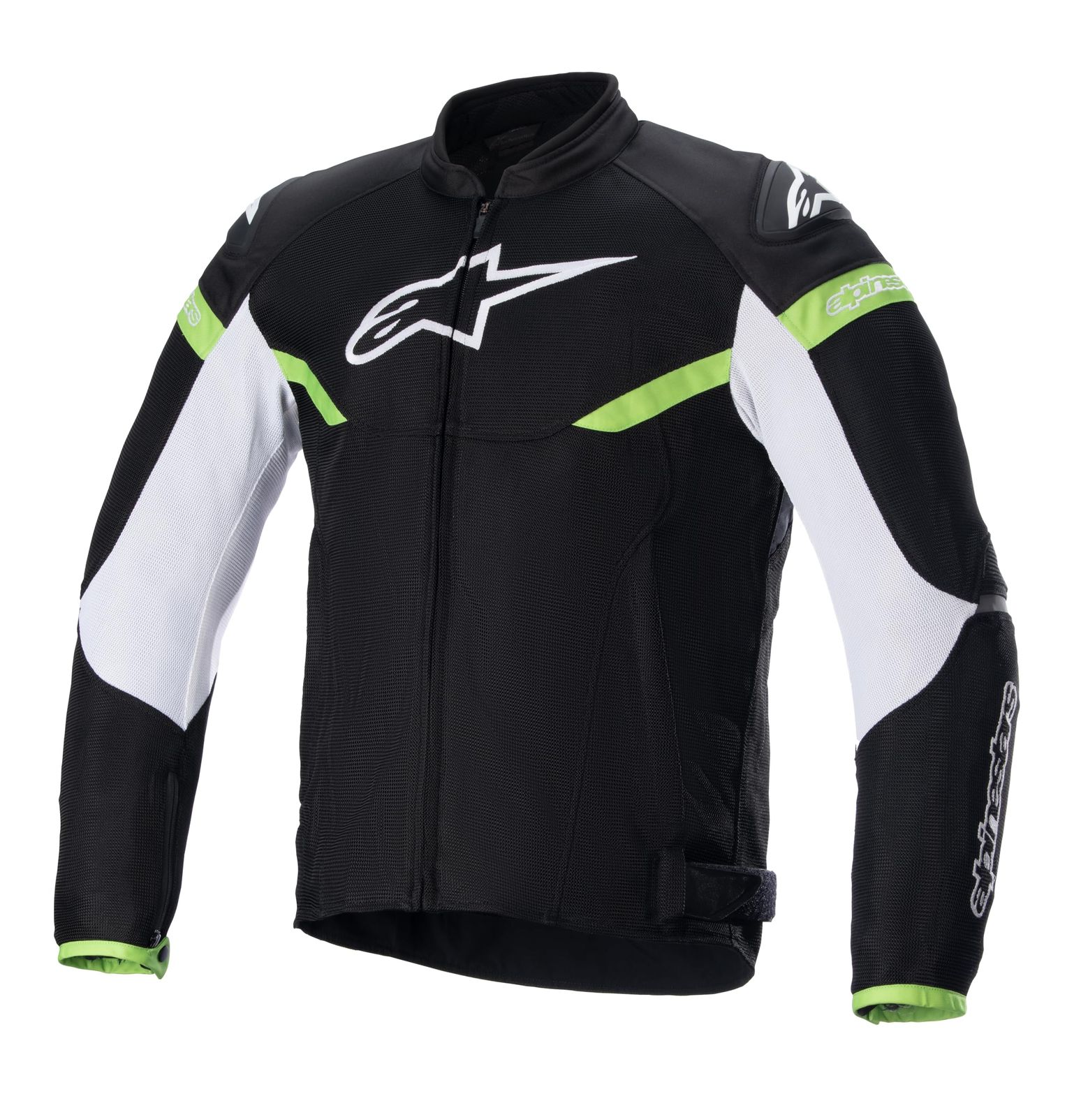新品 アルパインスターズ(Alpinestars) バイクジャケット ブラック/ホワイト/蛍光グリーン (サイズ:XL) AXIOM SUPERAIR ジャケット ASIA