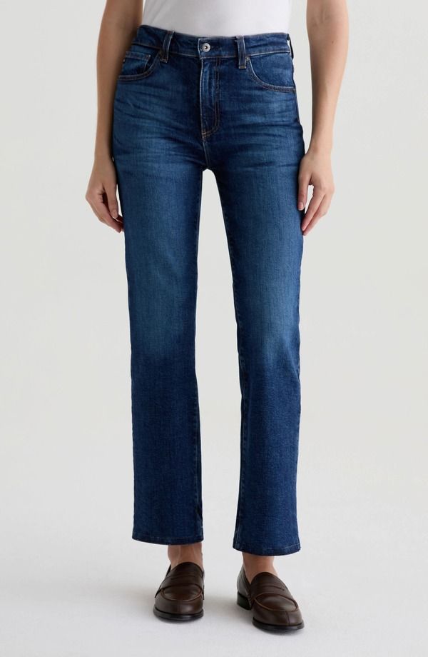エージー レディース ボトムス デニムパンツ ストレート ジーンズ AG Brinley Classic Straight Leg Jeans Plentiful