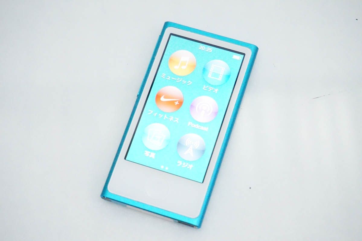 中古】Appleアップル 第7世代 iPod nano 16GB ブルー MD477J - メルカリ