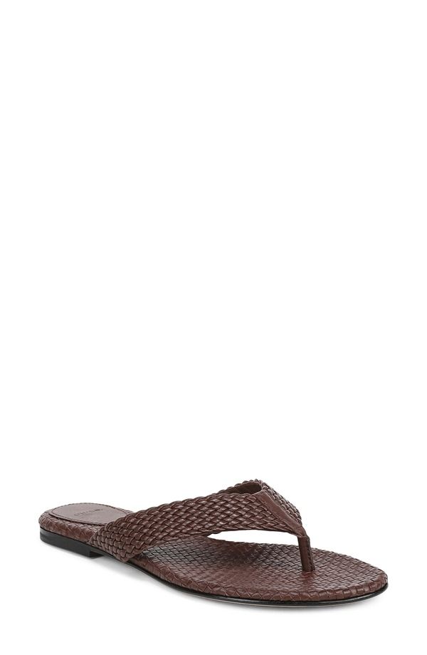 ヴィンス レディース シューズ サンダル Vince Lotus Flip Flop Molton Brown ブラウン
