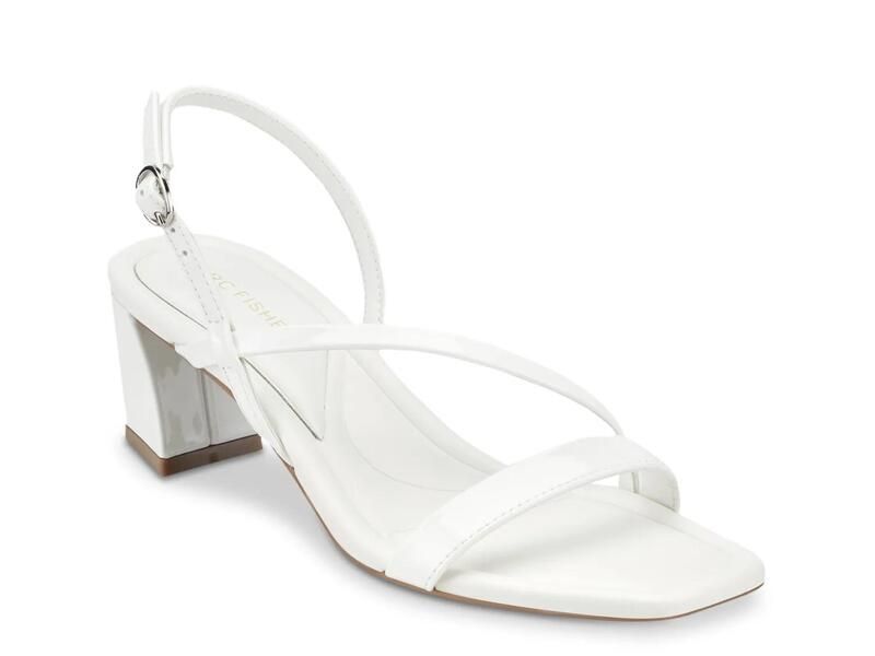 マークフィッシャー レディース シューズ サンダル Marc FisherGizia Sandal White Patent ホワイト