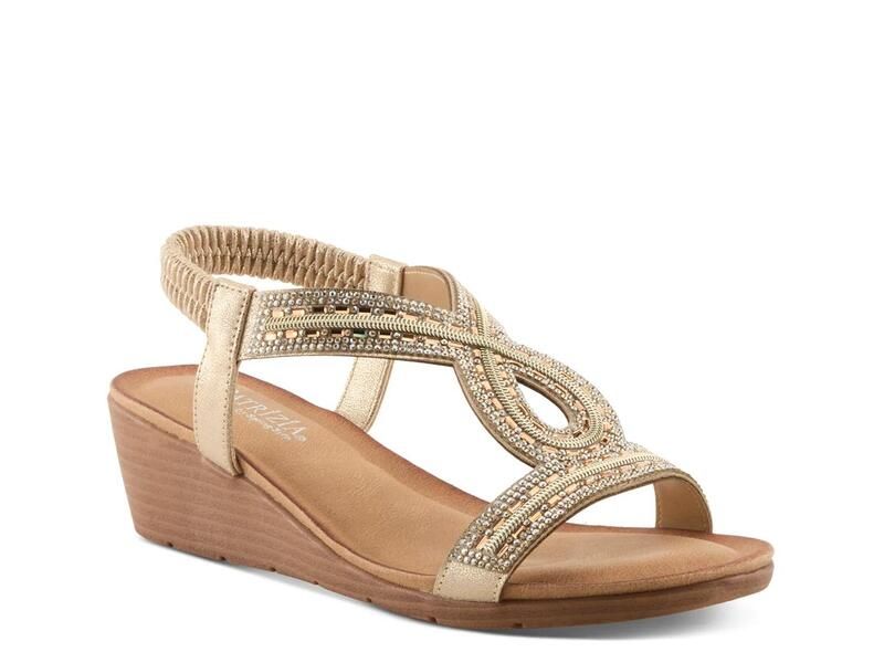 パトリシア レディース シューズ サンダル PatriziaKaven Wedge Sandal Soft Gold ゴールド