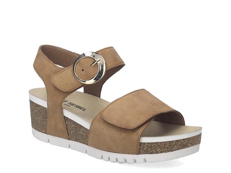 ジョセフセイベル レディース シューズ サンダル Josef SeibelQuinn 16 Wedge Sandal Womens Cognac