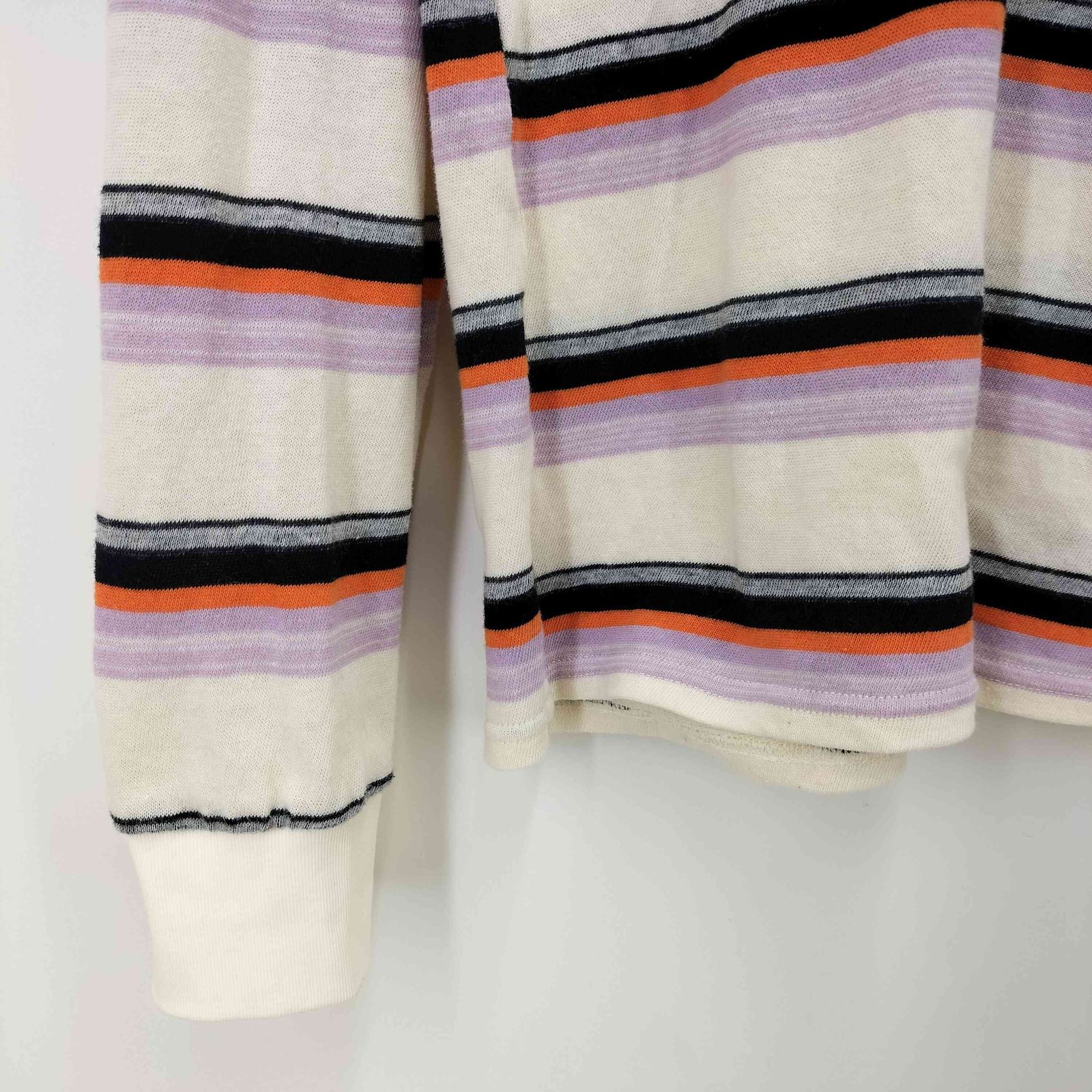 メゾンスペシャル MAISON SPECIAL MULTI BORDER POLO SHIRT マルチ