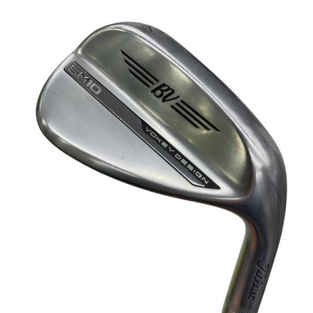 【中古】 タイトリスト VOKEY SPIN MILLED SM10 ツアークロム 54°/14°F ウェッジ WG 純正特注シャフト (フレックスX) メンズ 男性用 右利き 右用 Cランク ゴルフクラブ