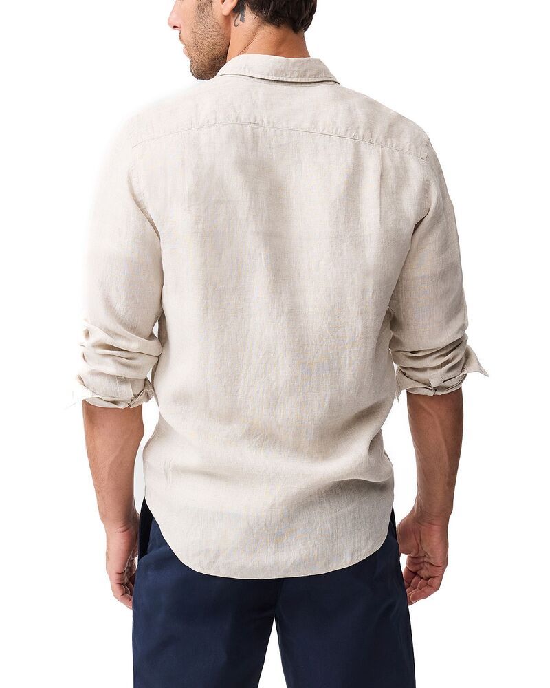 ロッドアンドグン メンズ トップス シャツ リネン Rodd Gunn Coromandelinen Shirt Oatmeal オートミール