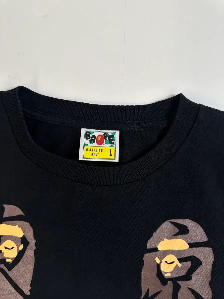 BAPE SOUVENIR ブラック 半袖Tシャツ L