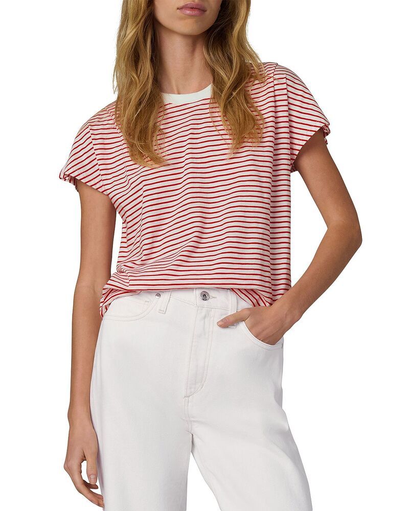 ジョーズジーンズ レディース トップス Tシャツ Joes Jeans The Bubble Tee Cherry Red レッド