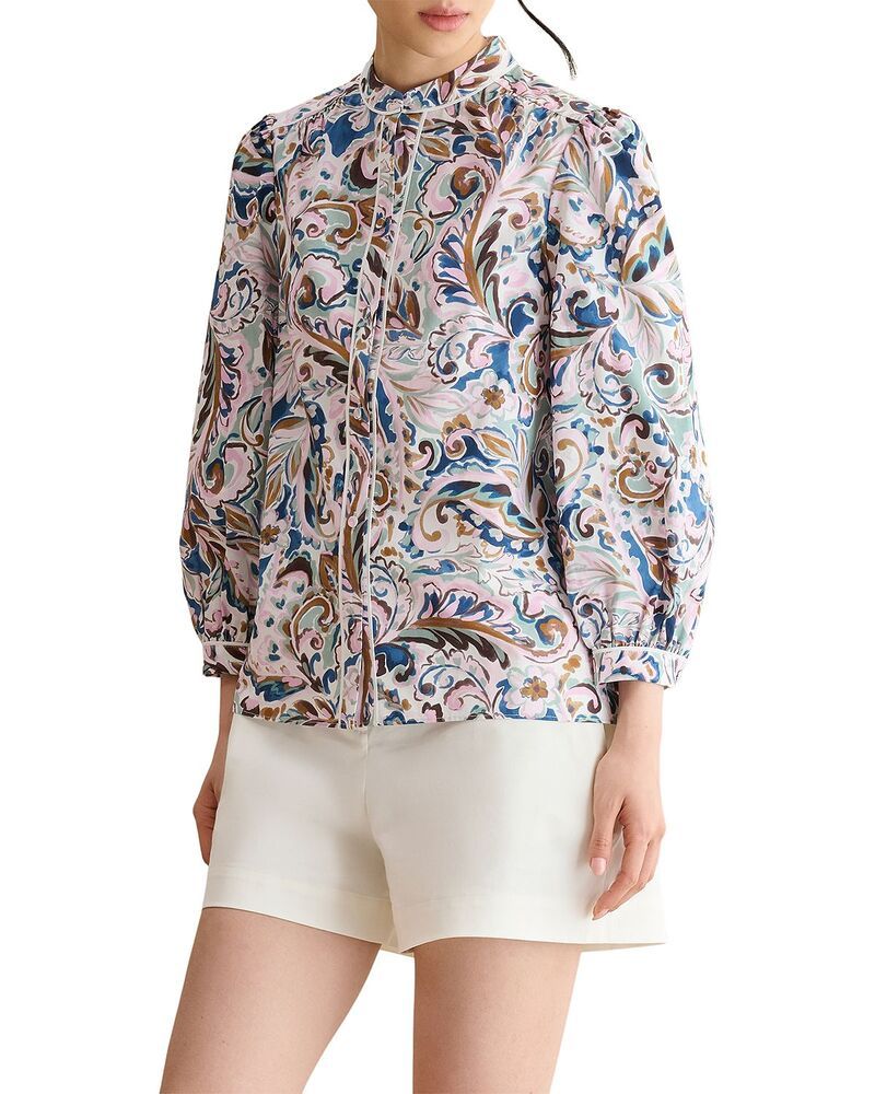 ホッブスロンドン レディース トップス シャツ ブラウス HOBBS LONDON Soraya Blouse Ivory Multi アイボリー