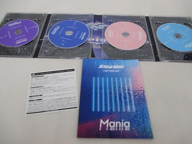 Snow Man DVD LIVE TOUR 2021 Mania 初回盤 中古品