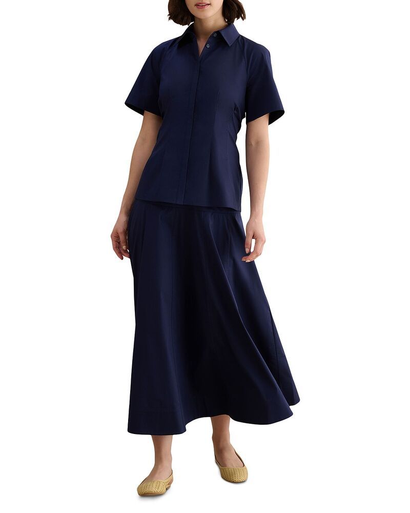 ホッブスロンドン レディース ボトムスカート HOBBS LONDON Chatham Skirtrue Navy ネイビー 46,080円