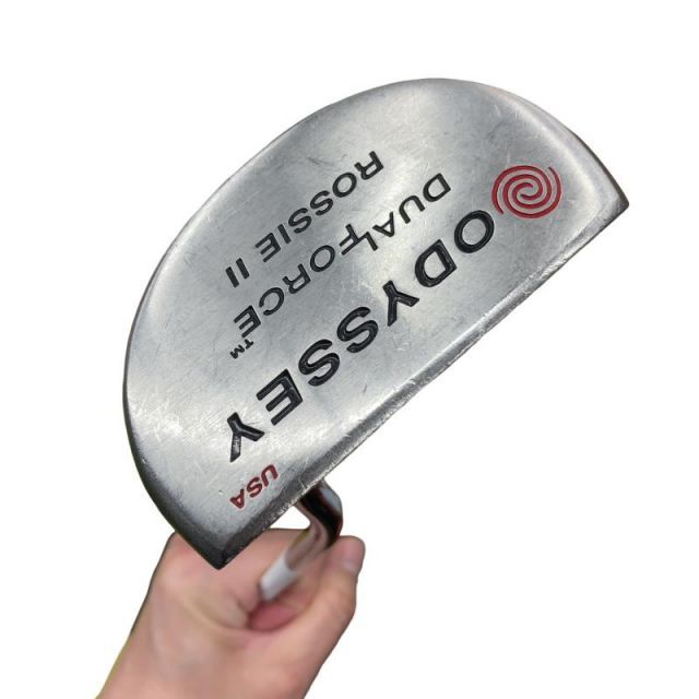【中古】 オデッセイ DUAL FORCE ROSSIE II パター PT スチール (フレックスその他) メンズ 男性用 右利き 右用 Dランク ゴルフクラブ