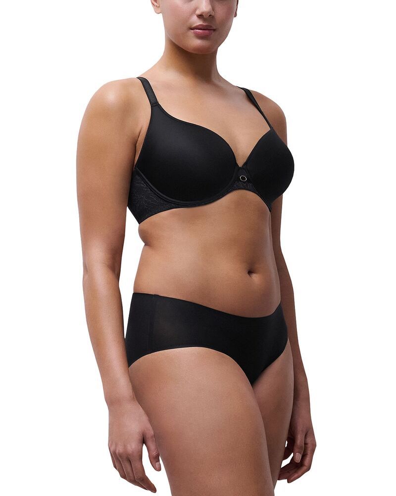 シャントル レディース アンダーウェア ブラジャー Chantelle Belle Sexy Solution Plunge Bra Black ブラック