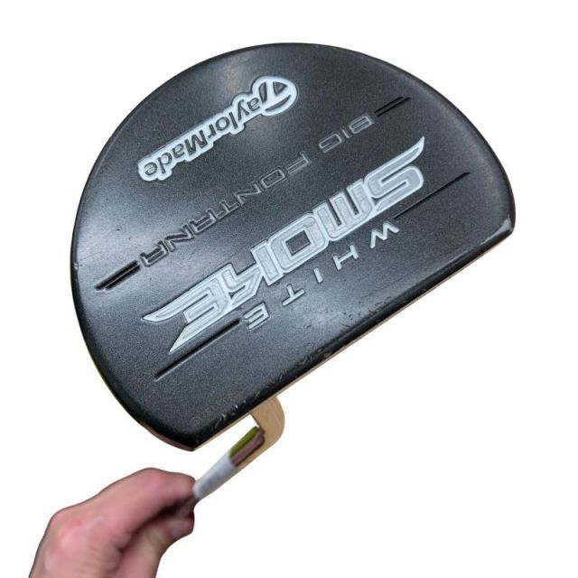 【中古】 テーラーメイド WHITE SMOKE BIG FONTANA(ブラック) 33インチ パター PT スチール (フレックスその他) メンズ 男性用 右利き 右用 Cランク ゴルフクラブ