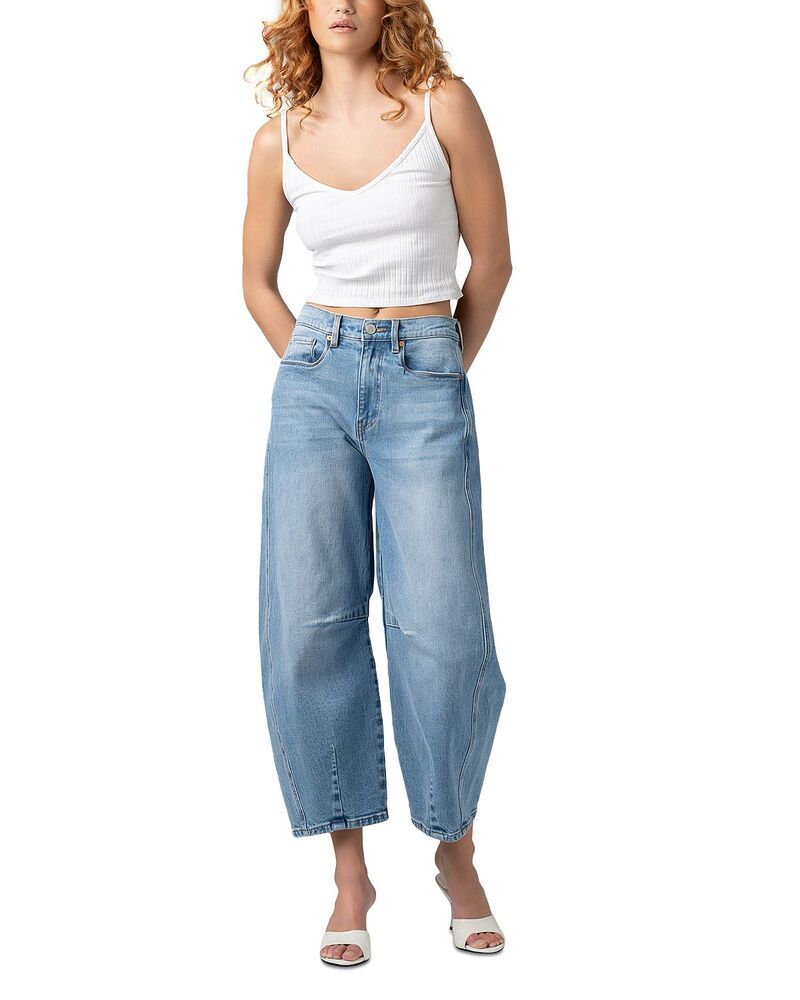 ブランクニューヨーク レディース ボトムス デニムパンツ アンクル ジーンズ BLANKNYC High Rise Barrel Ankle Jeans in Deep Dive Deep Dive