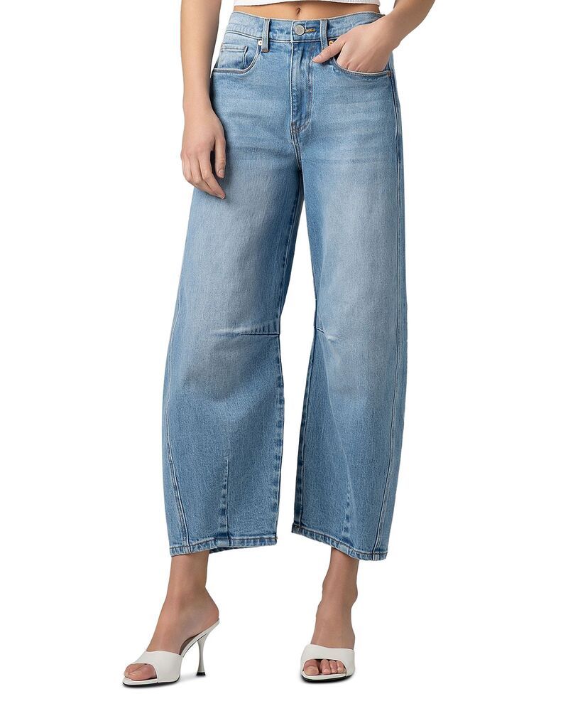 ブランクニューヨーク レディース ボトムス デニムパンツ アンクル ジーンズ BLANKNYC High Rise Barrel Ankle Jeans in Deep Dive Deep Dive の商品写真