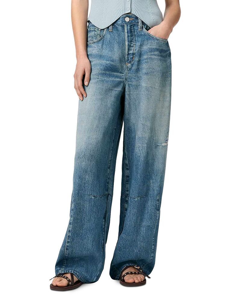 オールセインツ レディース ボトムス カジュアルパンツ ALLSAINTS Jett High Rise Jean Trousers in Illusion Indigo Illusion Indigo インディゴ