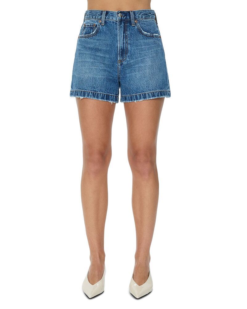 ピストーラ レディース ボトムス ハーフパンツ・ショーツ A ライン ショートパンツ デニム Pistola Saige High Rise A Line Denim Shorts Wishbone デニム