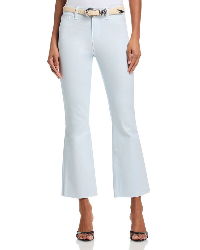 ラジャンス レディース ボトムス デニムパンツ クロップド ジーンズ LAGENCE Kendra High Rise Cropped Flared Jeans in Pale Mist Pale Mist