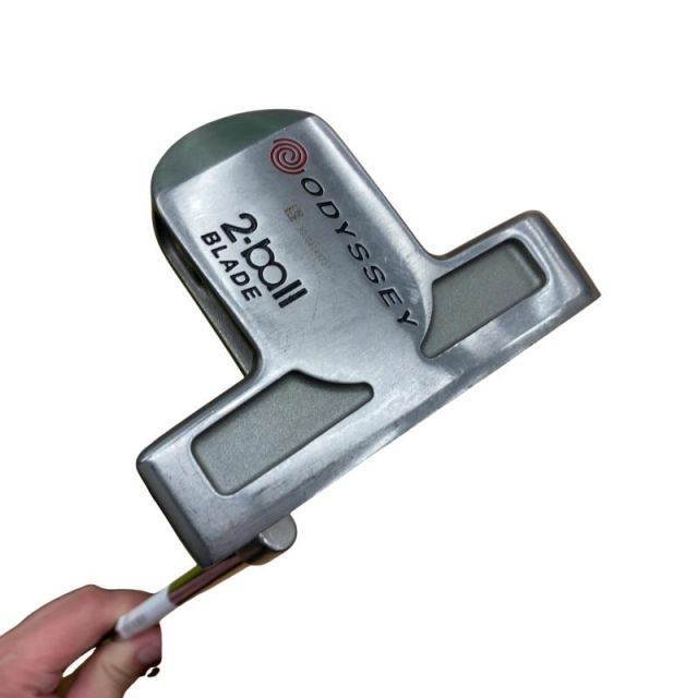 【中古】 オデッセイ WHITE HOT 2 BALL BLADE 34インチ パター PT スチール (フレックスその他) メンズ 男性用 右利き 右用 Cランク ゴルフクラブ 13,207円