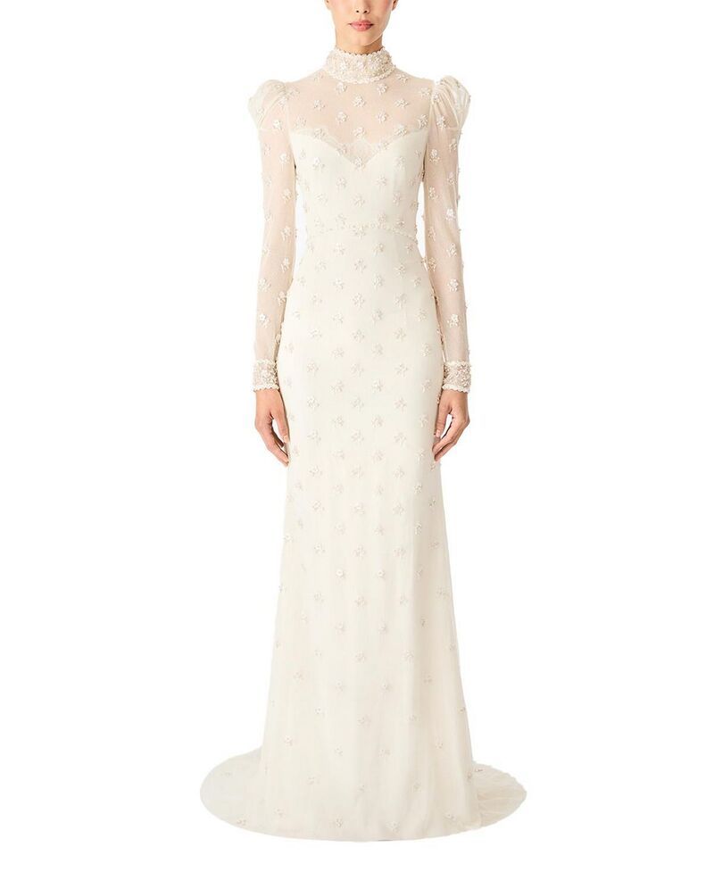 ジェニー・パッカム レディース トップス ワンピース Jenny Packham Dore Dress Ivory アイボリー