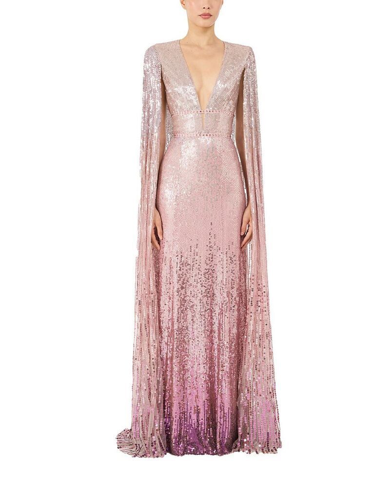 ジェニー・パッカム レディース トップス ワンピースパンコール マキシ Jenny Packham Easy Breezy SequinEmbellished Maxi Dressugar