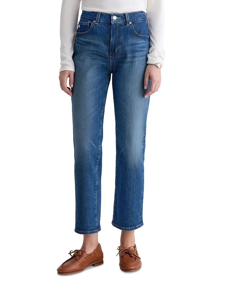 エージー レディース ボトムス デニムパンツ ジーンズ AG Brinley Crop Mid Rise Straight Jeans in Owens Valley Owens Valley