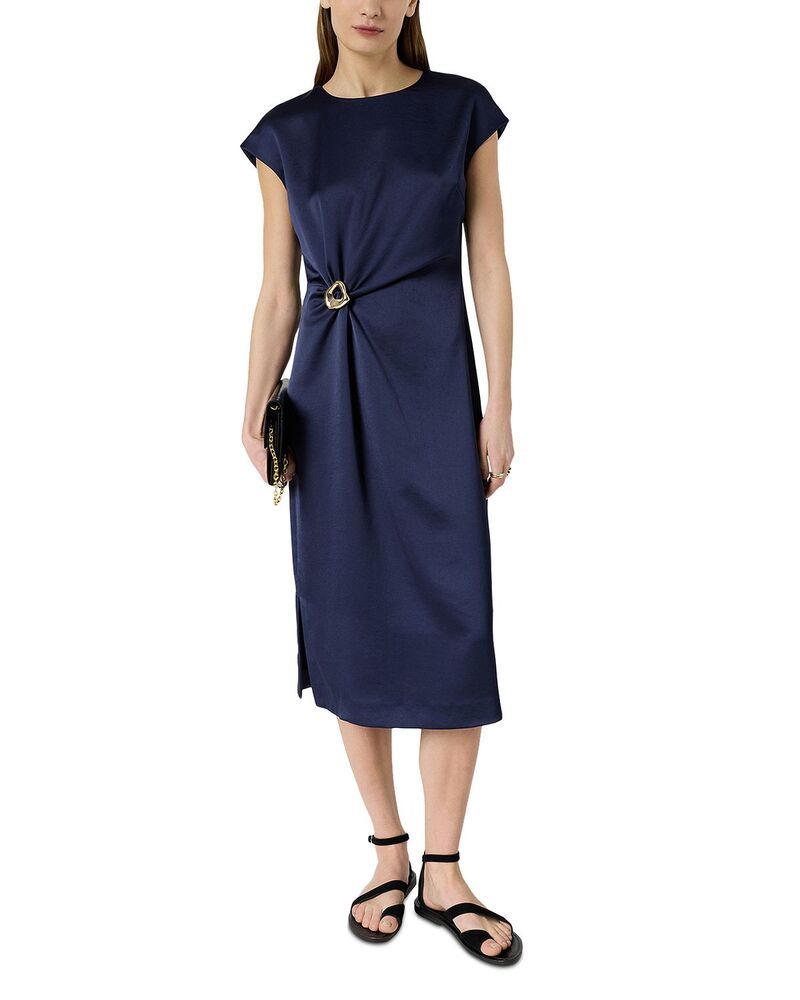 ジェラルド・ダレル レディース トップス ワンピース Gerardarel Rialya Gathered Waist Dress Navy ネイビー