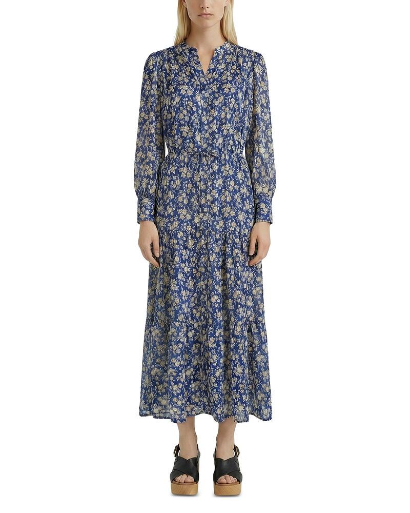ジェラルド・ダレル レディース トップス シャツ プリント Gerardarel Ruvia Printed Long Sleeve Shirtdress Ink の商品写真