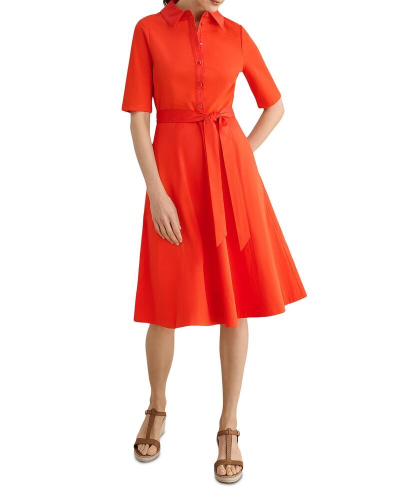 ホッブスロンドン レディース トップス シャツ HOBBS LONDON Loretta Shirt Dress Tomato Red レッド 49,680円