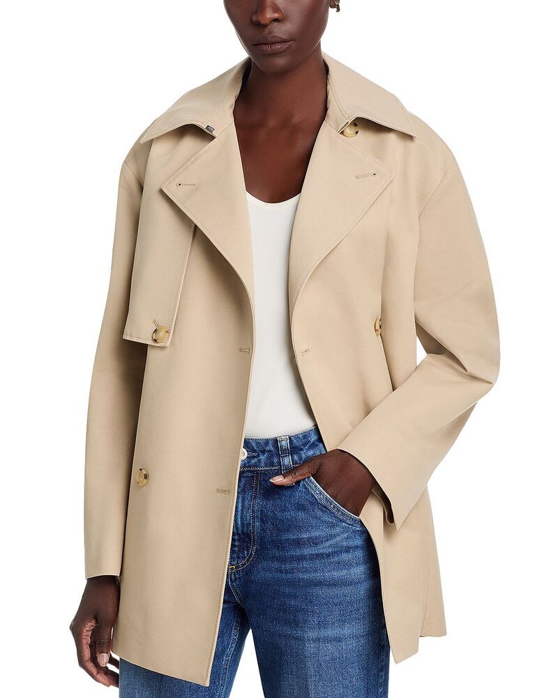 ボス レディース アウター コート BOSS Cromas Trench Coat Pumice