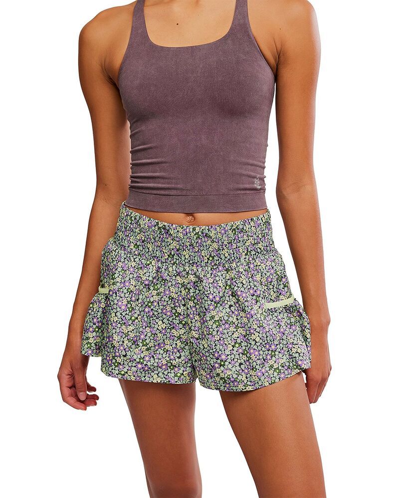 フリーピープル レディース ボトムス ハーフパンツ・ショーツ プリント ショートパンツ Free People Get Your Flirt On Printed Shorts Ditsy Circle